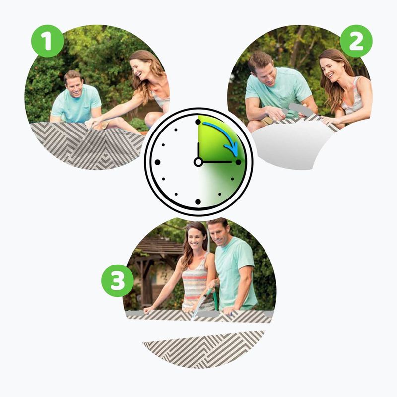 Bazén s kovovou konstrukcí  Bestway Steel Pro Max Pool Set 396 x 107 cm béžový 10