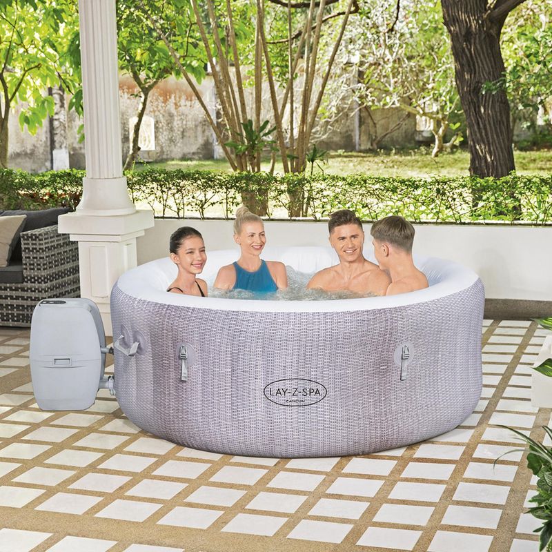 Bestway Lay-Z-Spa Cancun nafukovací vířivý bazén šedý 60003 3