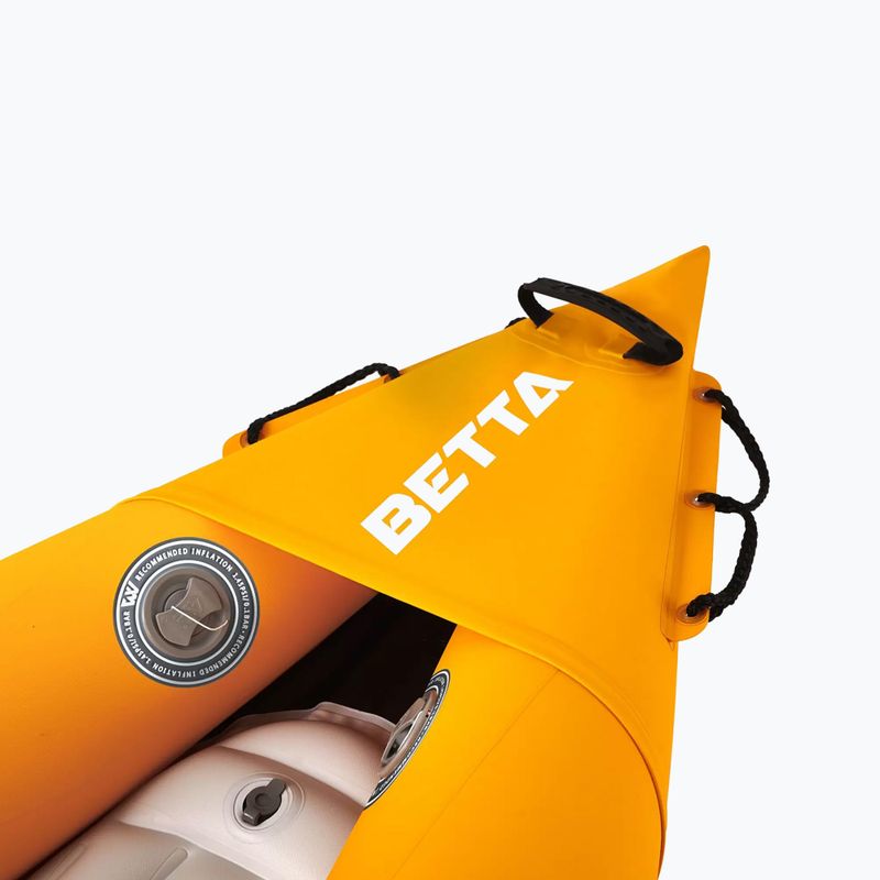 Aqua Marina Betta-412 Rekreační oranžový 13'6″ nafukovací kajak pro 2 osoby 4