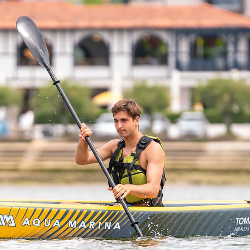 Vysokotlaký nafukovací kajak pro 1 osobu 12'4″ AquaMarina Tomahawk grey Air-K 375 11