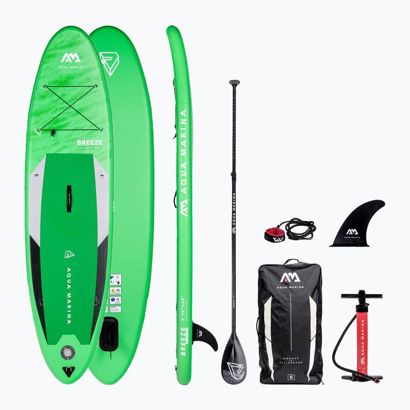 Prkno SUP Aqua Marina Breeze - All-Around iSUP, 3.0m/12cm zelené BT-21BRP