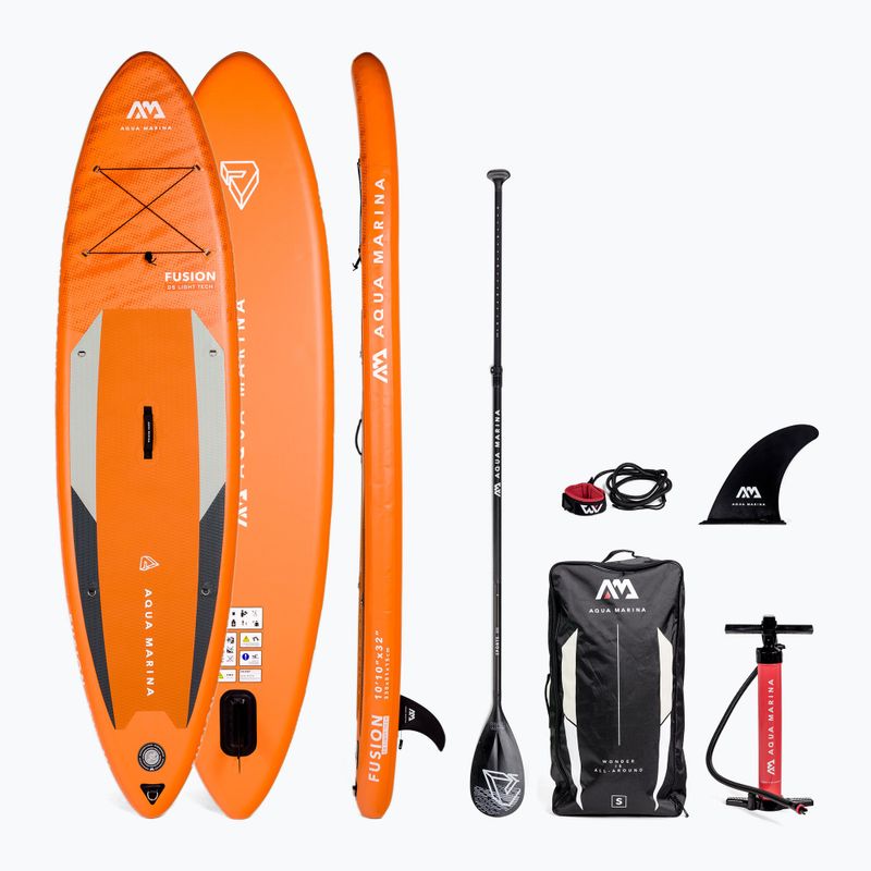 Prkno SUP Aqua Marina Fusion  3,3 m oranžové BT-21FUP