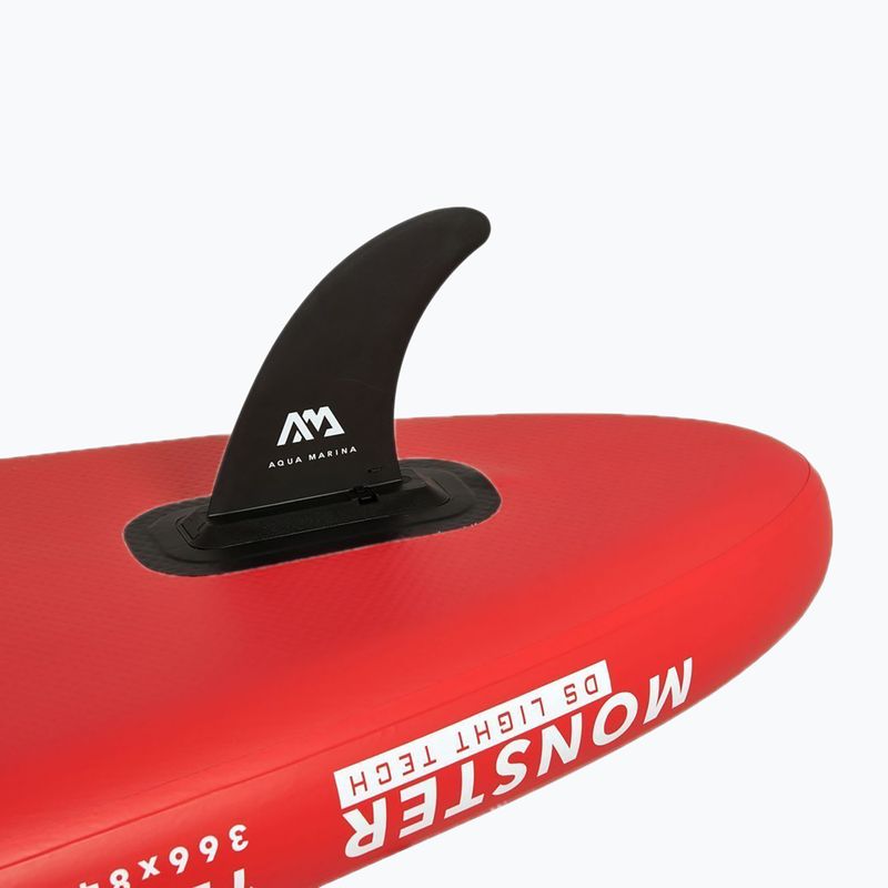 Prkno SUP Aqua Marina Monster - All-Around iSUP, 3,66 m/15 cm, s pádlem a bezpečnostním vodítkem červené BT-21MOP 11