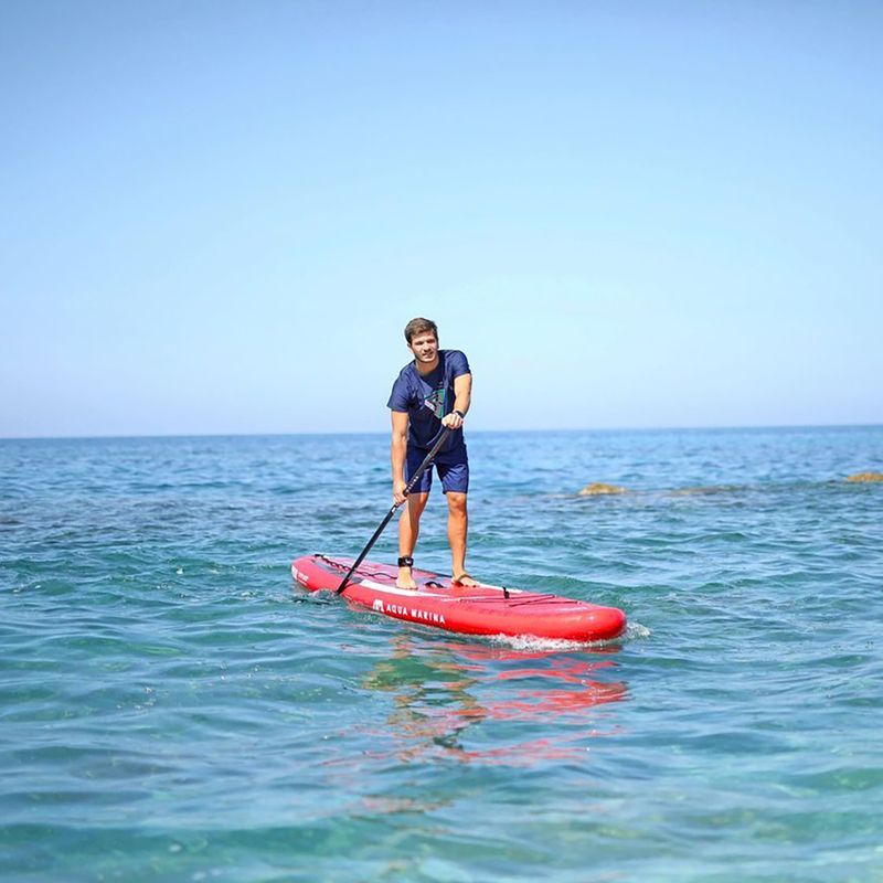 Prkno SUP Aqua Marina Monster - All-Around iSUP, 3,66 m/15 cm, s pádlem a bezpečnostním vodítkem červené BT-21MOP 16