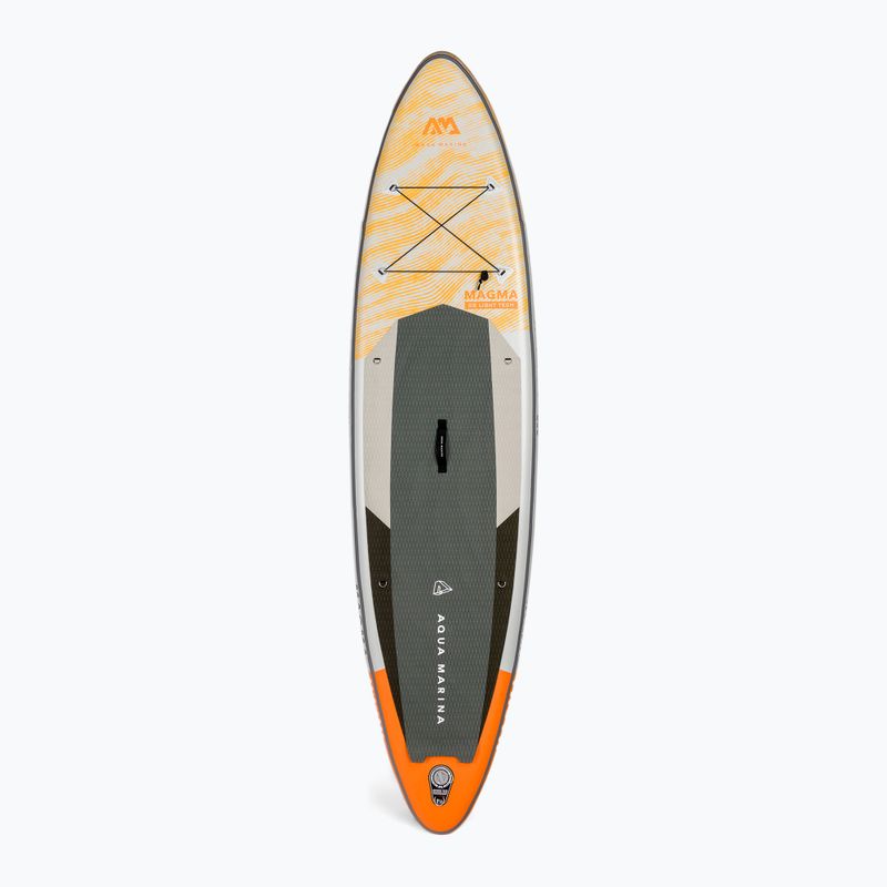 Prkno SUP Aqua Marina Magma - Advanced All-Around iSUP, 3,4 m/15 cm, s pádlem a bezpečnostním vodítkem oranžové BT-21MAP 3