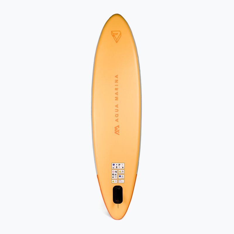 Prkno SUP Aqua Marina Magma - Advanced All-Around iSUP, 3,4 m/15 cm, s pádlem a bezpečnostním vodítkem oranžové BT-21MAP 4