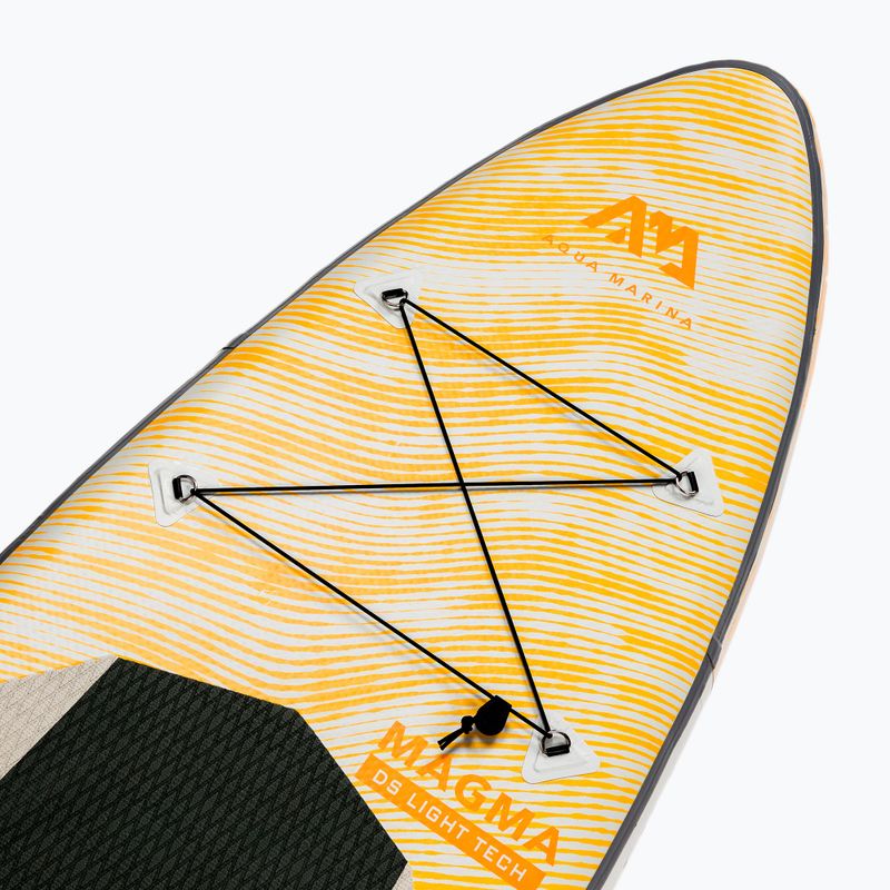 Prkno SUP Aqua Marina Magma - Advanced All-Around iSUP, 3,4 m/15 cm, s pádlem a bezpečnostním vodítkem oranžové BT-21MAP 6