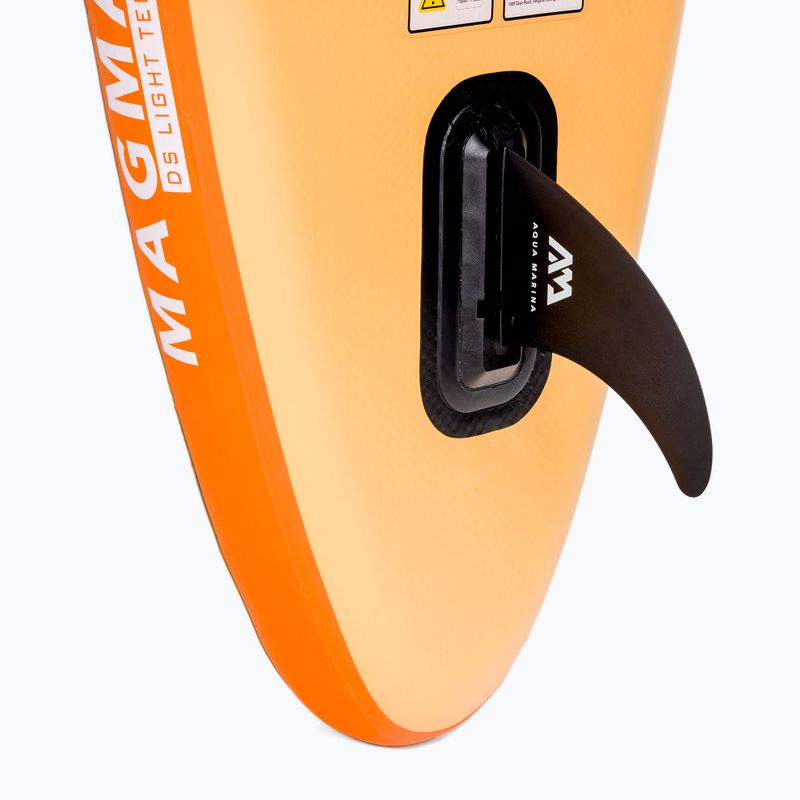Prkno SUP Aqua Marina Magma - Advanced All-Around iSUP, 3,4 m/15 cm, s pádlem a bezpečnostním vodítkem oranžové BT-21MAP 7