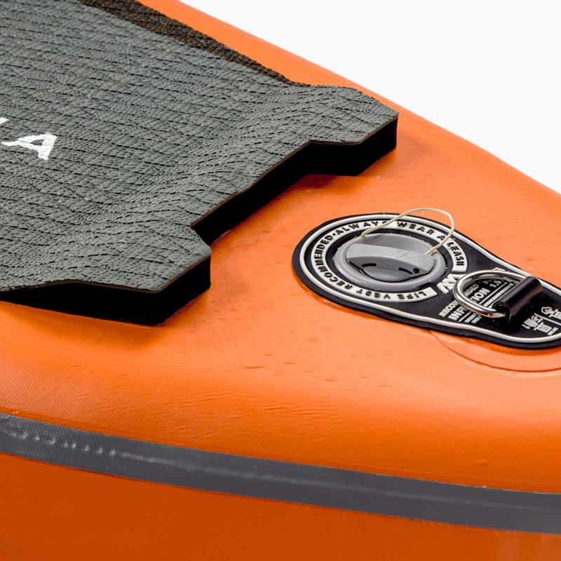 Prkno SUP Aqua Marina Magma - Advanced All-Around iSUP, 3,4 m/15 cm, s pádlem a bezpečnostním vodítkem oranžové BT-21MAP 9