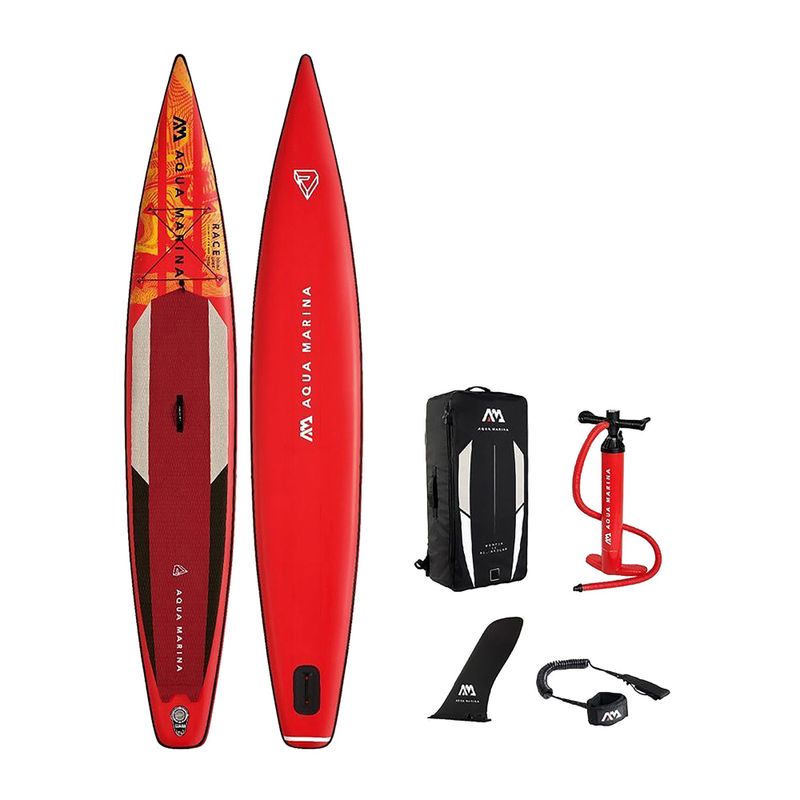 SUP AquaMarina Race - Závodní iSUP, 4,27m/15cm červená BT-21RA02