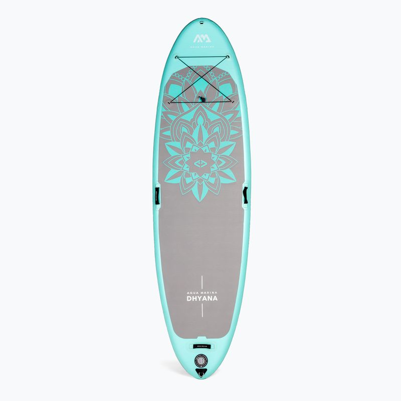 Prkno SUP Aqua Marina Dhyana - Yoga iSUP, 3,36 m/15 cm, s pádlem a bezpečnostním vodítkem šedé BT-21DHP 3