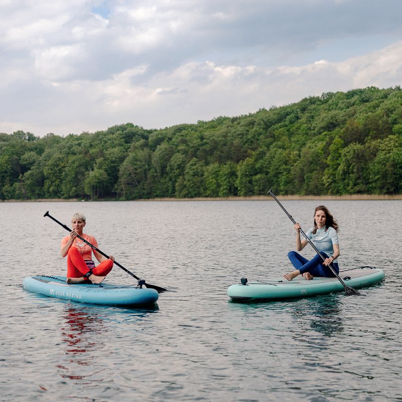 Prkno SUP Aqua Marina Dhyana - Yoga iSUP, 3,36 m/15 cm, s pádlem a bezpečnostním vodítkem šedé BT-21DHP 13