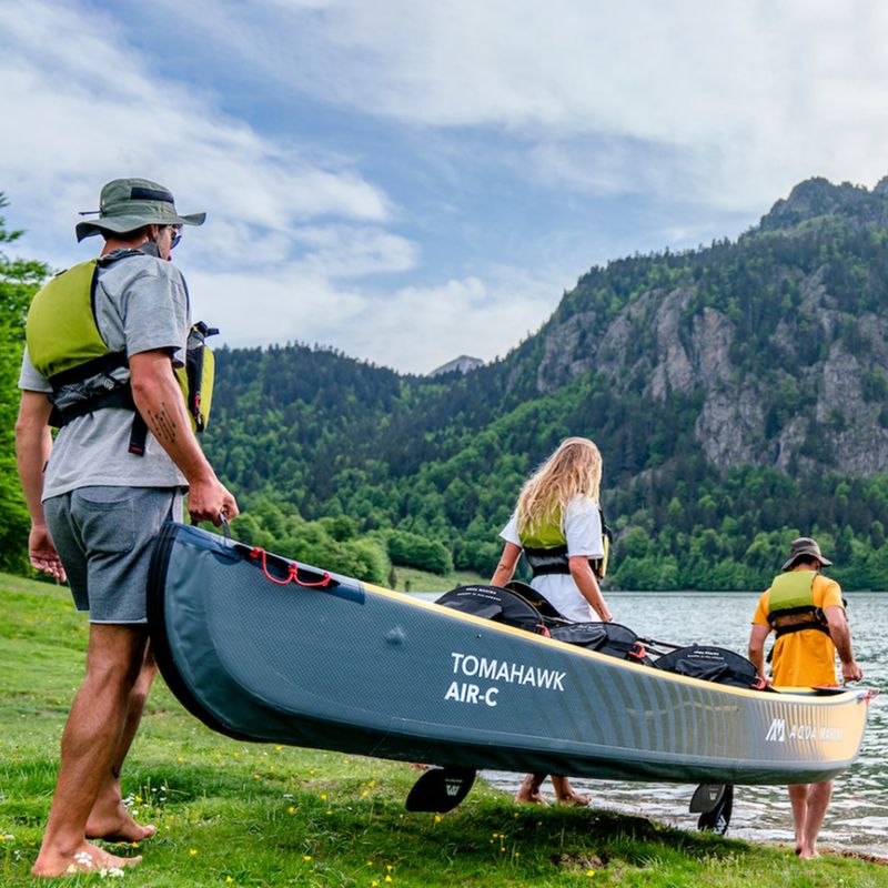 Vysokotlaký nafukovací kajak pro 3 osoby 15'8″ AquaMarina Tomahawk grey Air-C 6