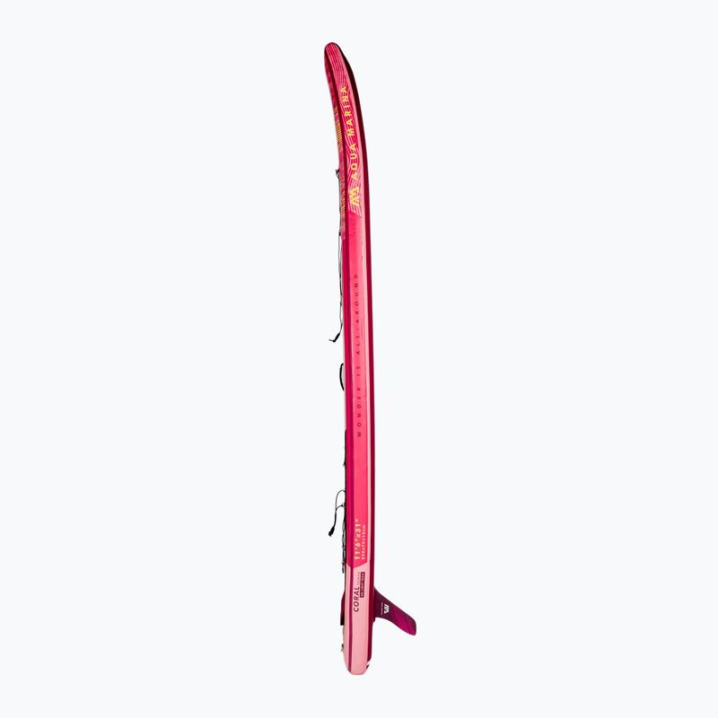 Prkno SUP Aqua Marina Coral Touring - Touring iSUP, 3,5 m/15 cm, s pádlem a cívkovým vodítkem růžové BT-22CTP 5