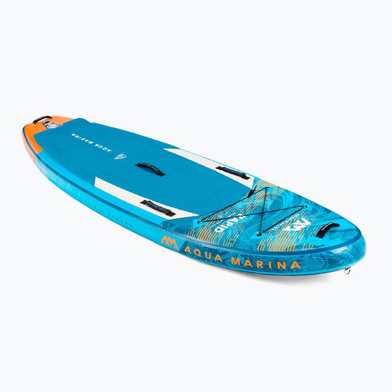 Prkno SUP Aqua Marina Rapid - iSUP na bílou vodu, 2,89 m/15 cm, s říčním vodítkem modré BT-22RP 2