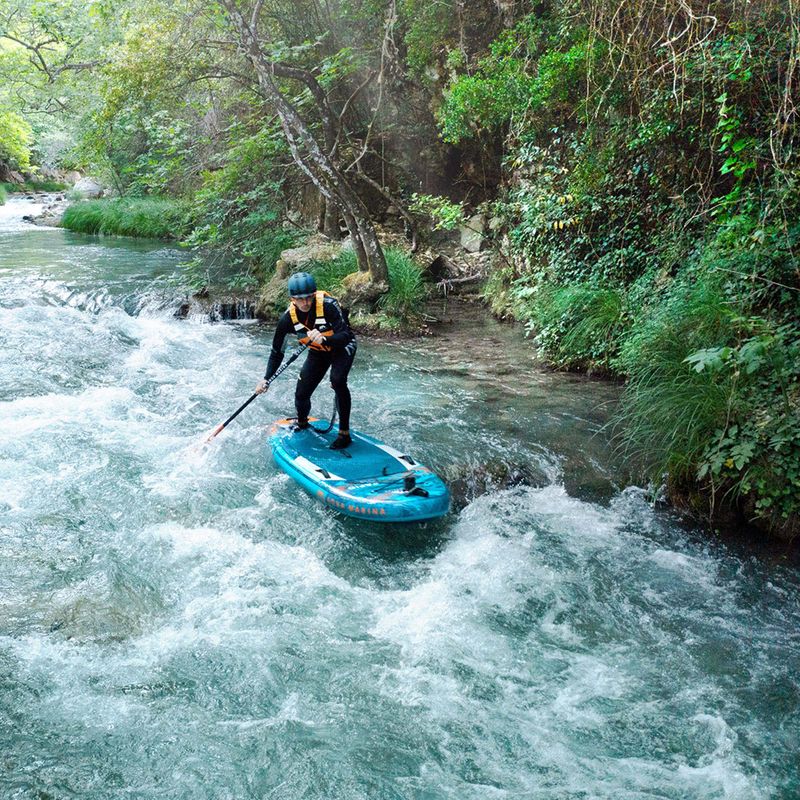 Prkno SUP Aqua Marina Rapid - iSUP na bílou vodu, 2,89 m/15 cm, s říčním vodítkem modré BT-22RP 16