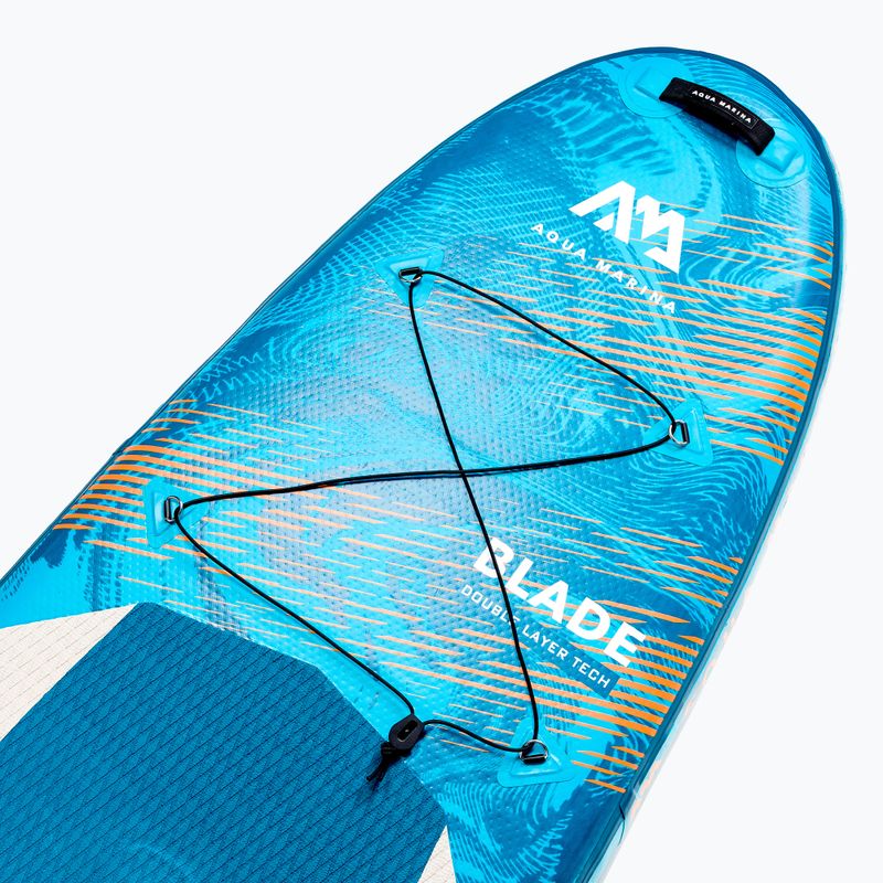 Prkno SUP Aqua Marina Blade - Windsurf iSUP 3,2m/12cm s vodítkem pro surfování (bez plachet) modré BT-22BL 6