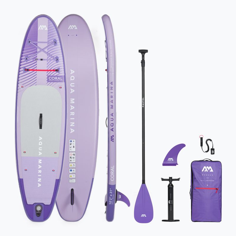 Aqua Marina Coral 10'2" fialové SUP prkno BT-23COPN