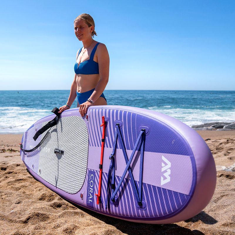 Aqua Marina Coral 10'2" fialové SUP prkno BT-23COPN 14