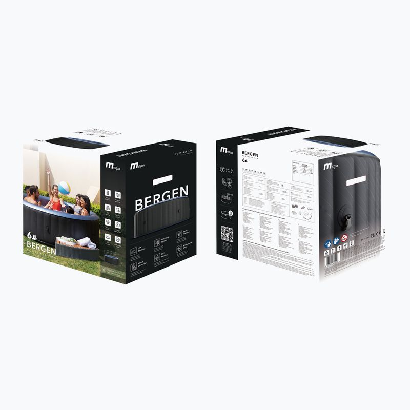 Vířivka pro 6 osob  MSpa Comfort Bergen grey/anthracite 13