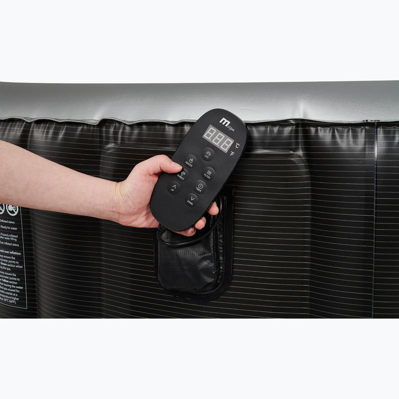 Vířivka pro 6 osob MSpa Comfort Starry grey/anthracite 8