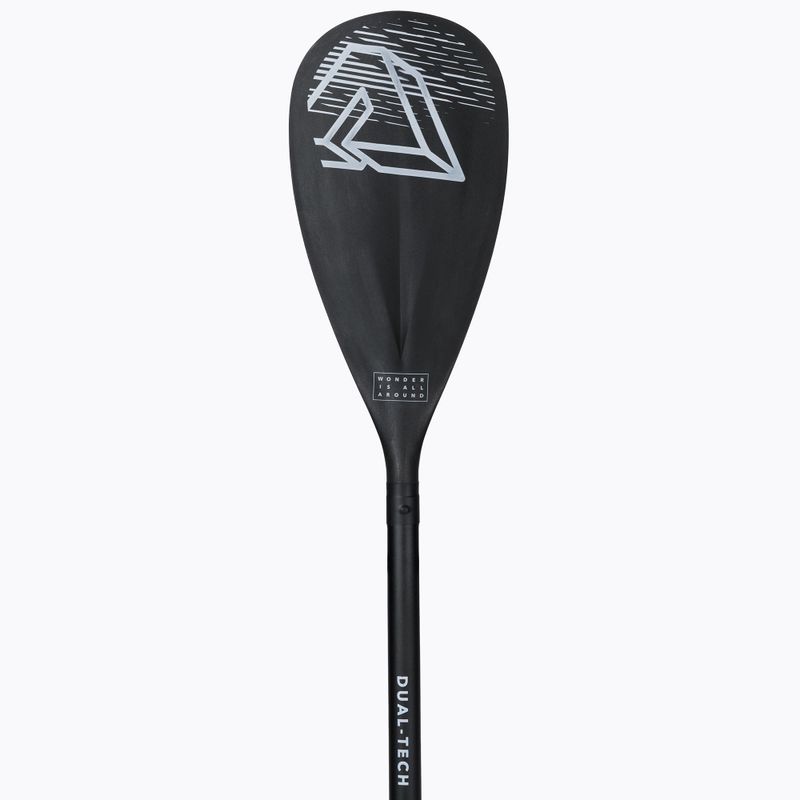 Pádlo Aqua Marina DUAL-TECH 2 v 1 nastavitelné hliníkové iSUP a kajakové pádlo (3-4 sekce) černé B0303011 4
