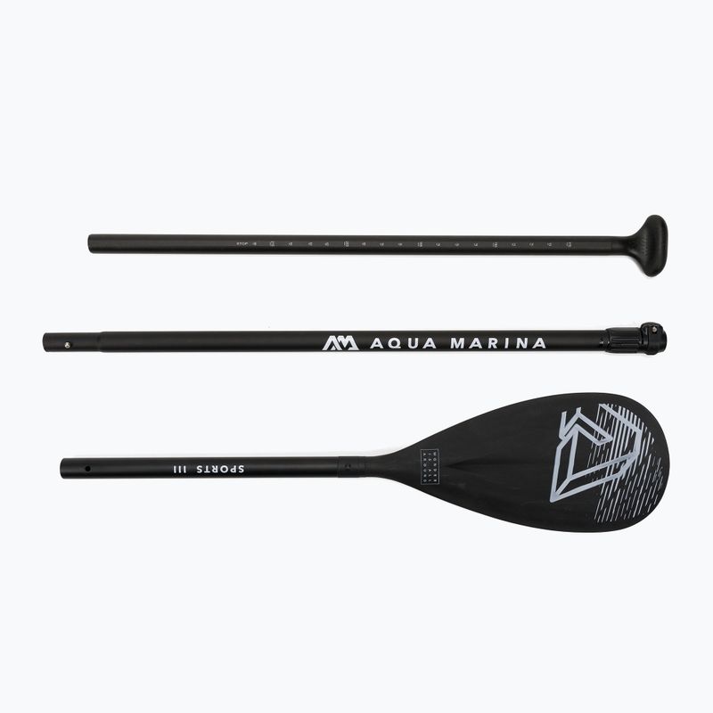 Aqua Marina SUP pádlo SPORTS III Nastavitelné černé B0303012 5