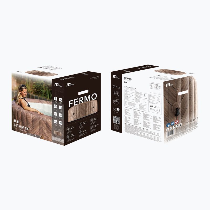 Vířivka pro 6 osob MSpa Comfort Fermo woodgrains 13