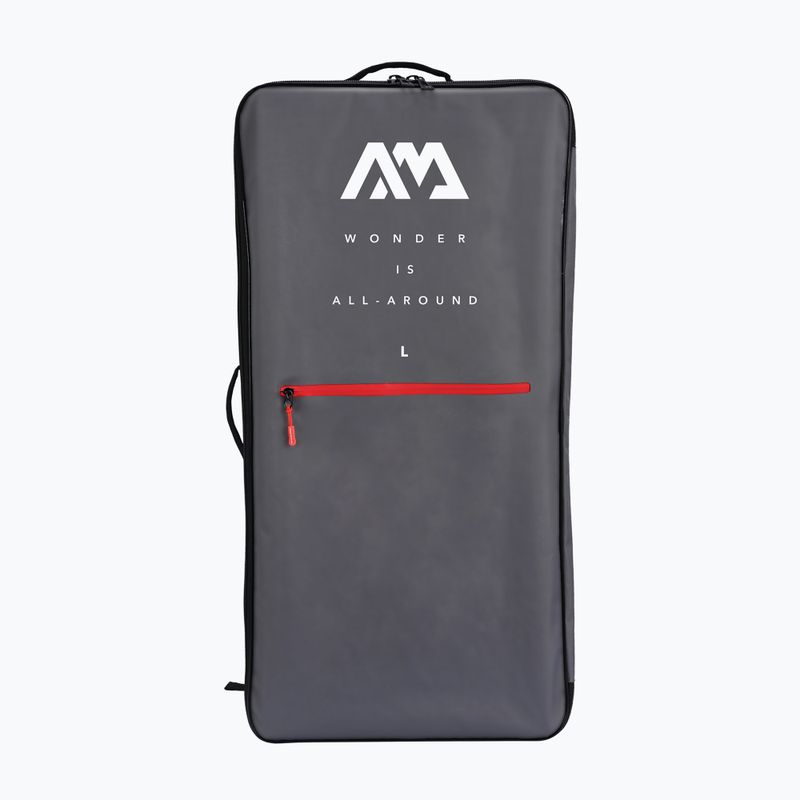 Batoh na skateboard SUP Aqua Marina Zip L 117 l grey