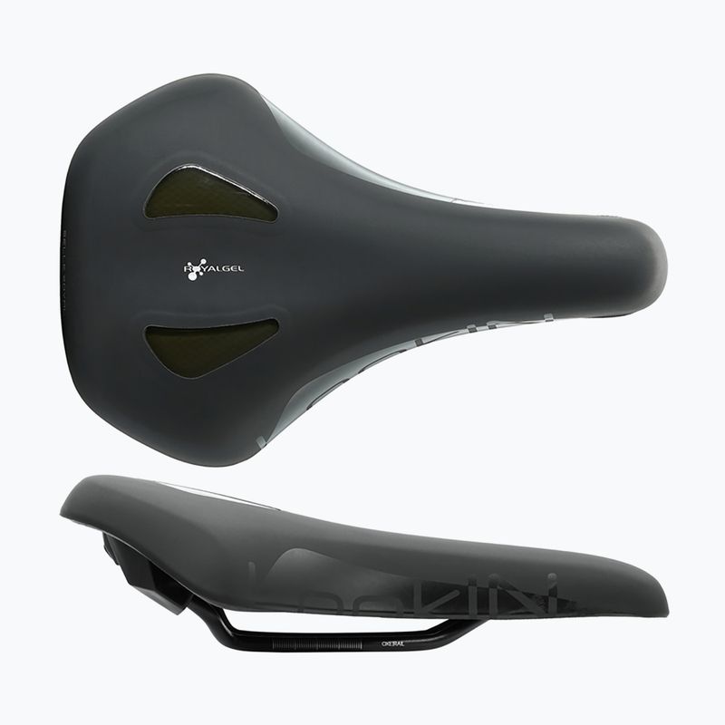 Pánské gelové sedlo na kolo Selle Royal Lookin Basic Moderate 60st. černé A237HR0A08014 6