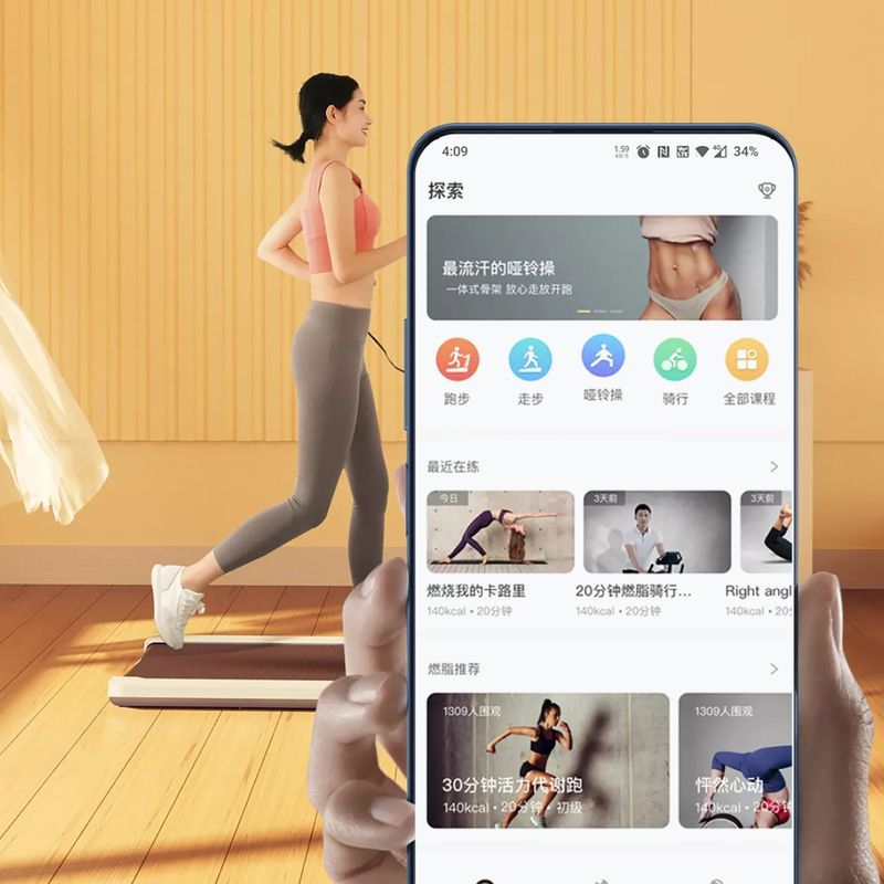 Elektrický běžecký pás Kingsmith MC21 WalkingPad black 7