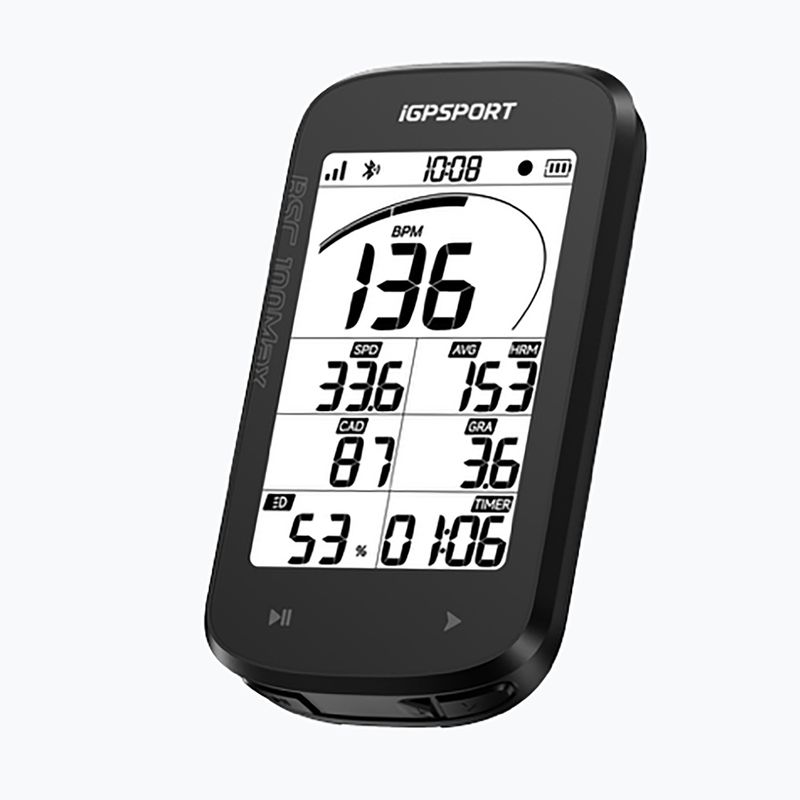 Počítač na kolo iGPSport GPS BSC100 Max black 2