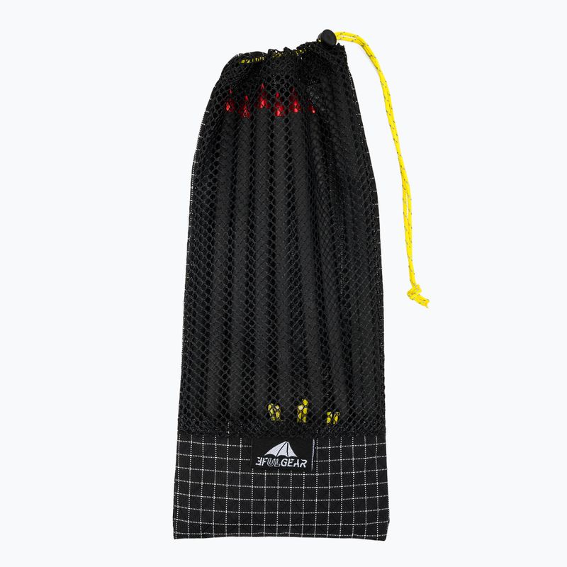 Kolíky do stanu 3F UL Carbon Long Black 6