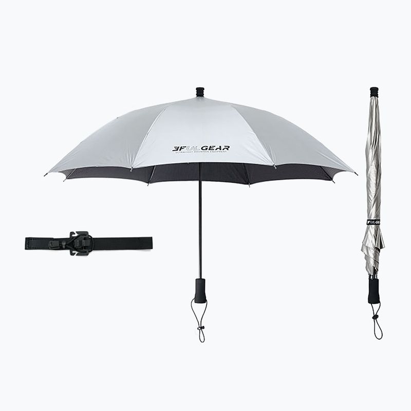 Cestovní deštník 3F UL Trekking Umbrella Silver