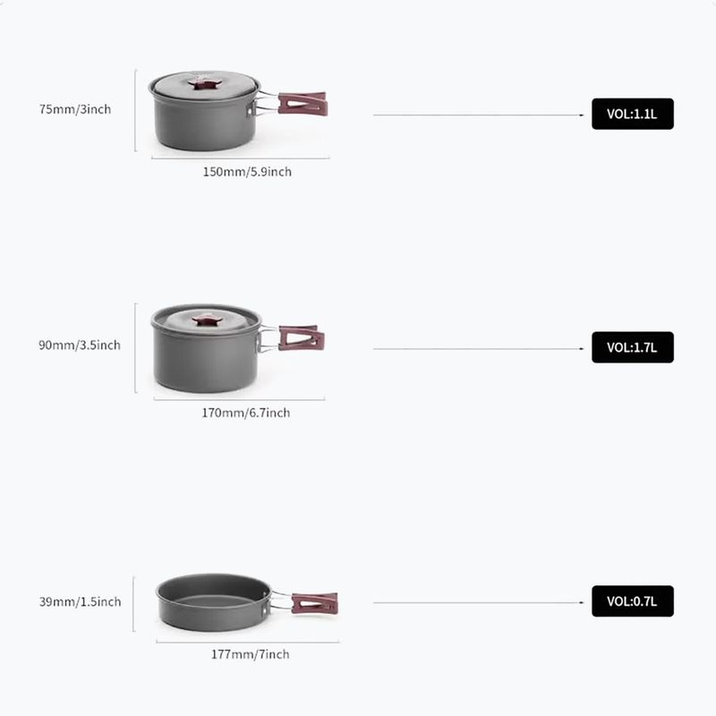 Sada kempingového nádobí Fire-Maple FMC-202 3