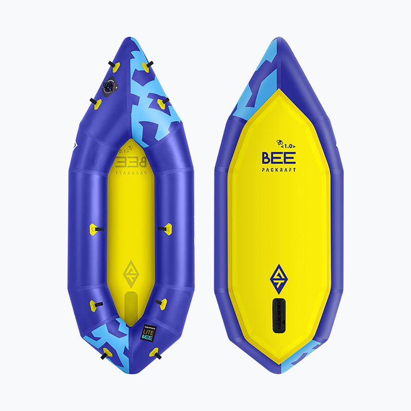 Nafukovací kajak pro 1 osobu Aquatone Bee Inflatable Pack Raft 7'3" 221 cm 2