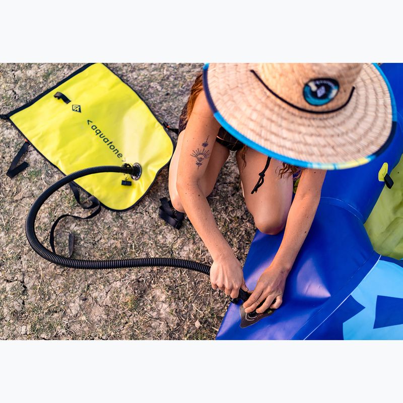 Nafukovací kajak pro 1 osobu Aquatone Bee Inflatable Pack Raft 7'3" 221 cm 19