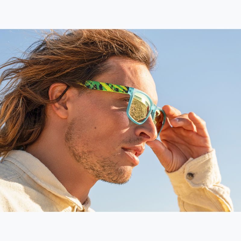 Sluneční brýle Aztron Blitz green/teal/blacktortoise/polarized silver blue mirror/grey 7
