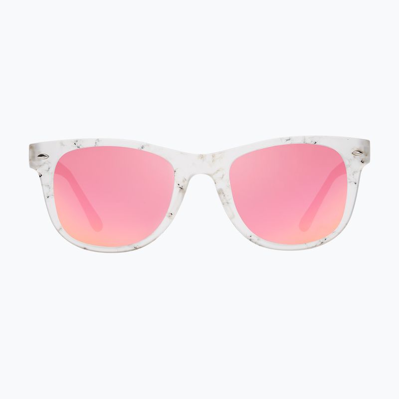 Sluneční brýle Aztron Party white marble print/polarized rose pink mirror/brown 2