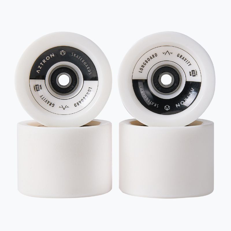 Kolečka ke skateboardu  Aztron Surfskate 70 mm / 78A 4 szt. snow white