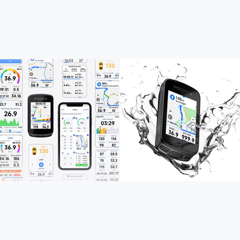 Cyklistická navigace Magene C606 Pro 6