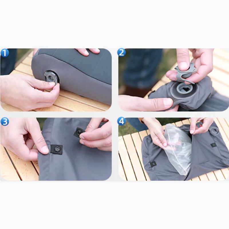 Turistický polštář Flextail Zero grey 6