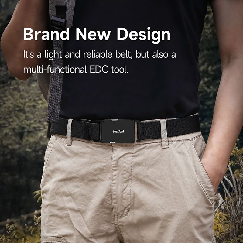 Opasek na kalhoty Nextool Multifunctional P50 czarny 7