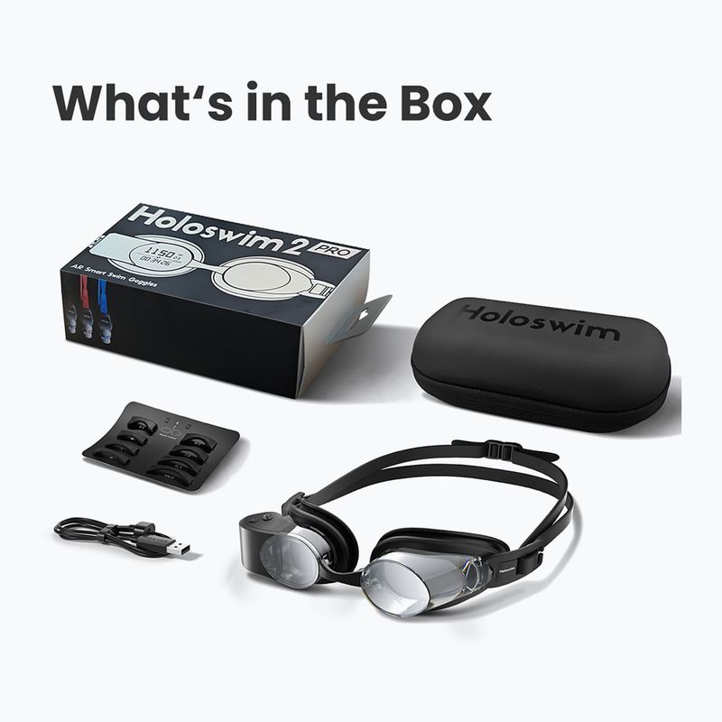 Plavecké brýle Holoswim 2 Pro AR Smart deep sky black 10