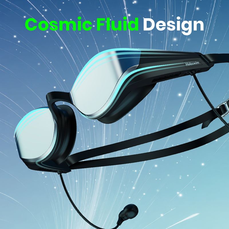 Plavecké brýle Holoswim Solla Wave AI Music silver 3