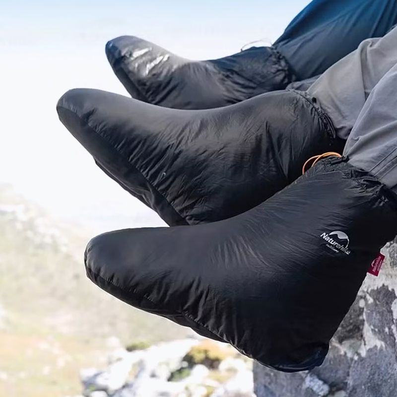 Zateplené kotníkové boty Naturehike Duck Down black 2