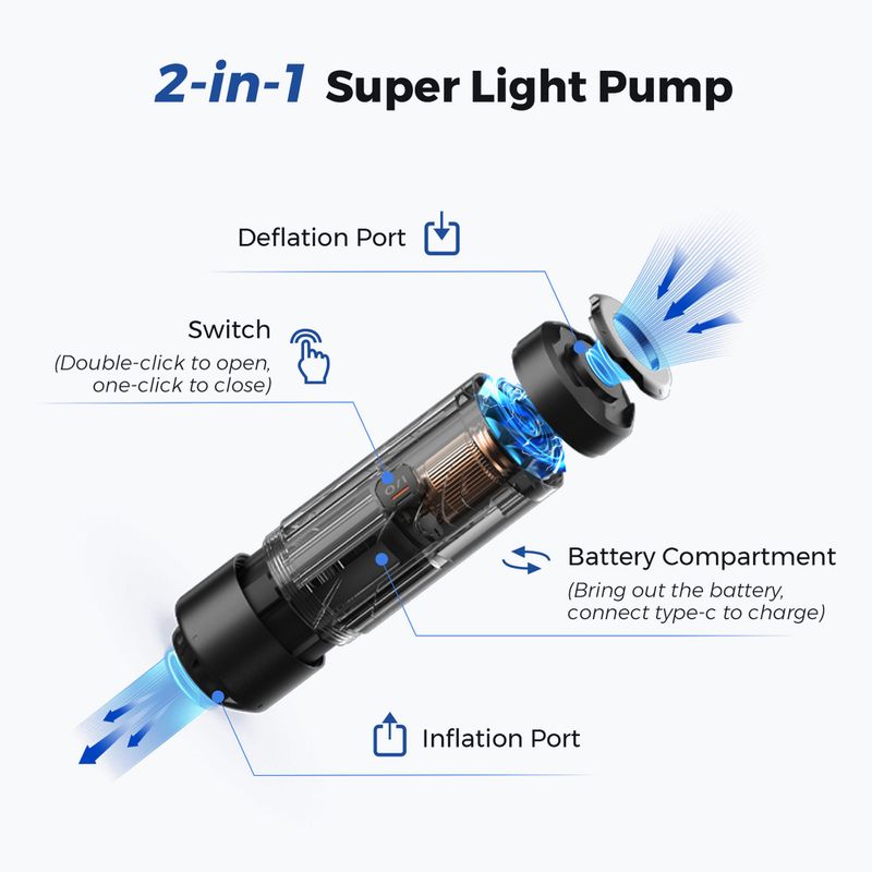 Elektrická pumpa Flextail Zero Pump black 9