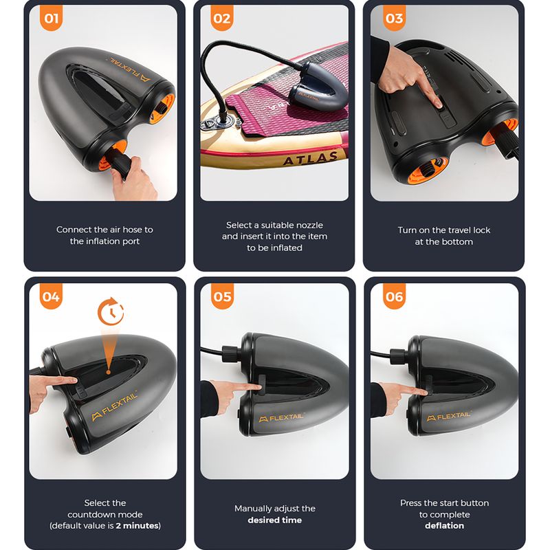 Elektrická pumpa FLEXTAIL Evo Sup Pro dark grey 10