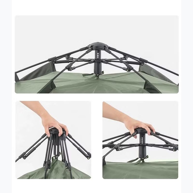 4lůžkový kempingový stan Naturehike Pop-Up 4 Automatic forest green 3