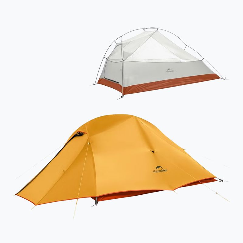 Trekový stan pro 3 osoby Naturehike Cloud Up 3 Base 2 ornage 2